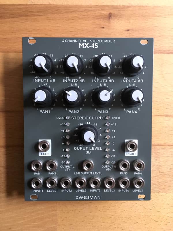 Cwejman MX-4S – 4 Channel Stereo Mixer image 1