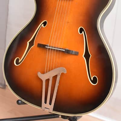 Migma Archtop – 1950s German GDR Vintage Archtop Jazz Guitar / Gitarre image 2