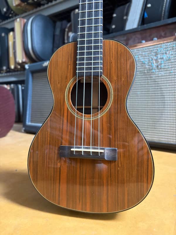 2008 Tony Graziano Tenor Ukulele #501 – Redwood / Rosewood – Pegheds-Style Tuners – HSC image 1