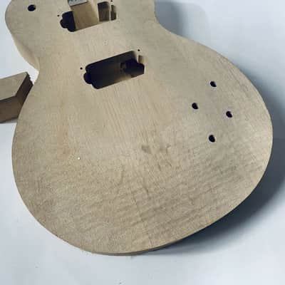 Veneer Maple Top Single Cut Guitar Body image 4