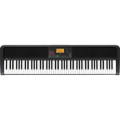 Korg XE20 88-Key Home Digital Ensemble Piano Bundle with Keyboard Stand, Sustain Pedal, H&A Closed-Back Studio Monitor Headphones image 2