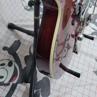 1962 Gretsch Tennessean, stupid clean, OHC Dark cherry red image 5