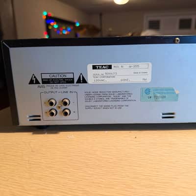 TEAC W-355 Stereo Double Cassette Deck Player Works Great *New Belts* V Rare🎶🔥 image 11