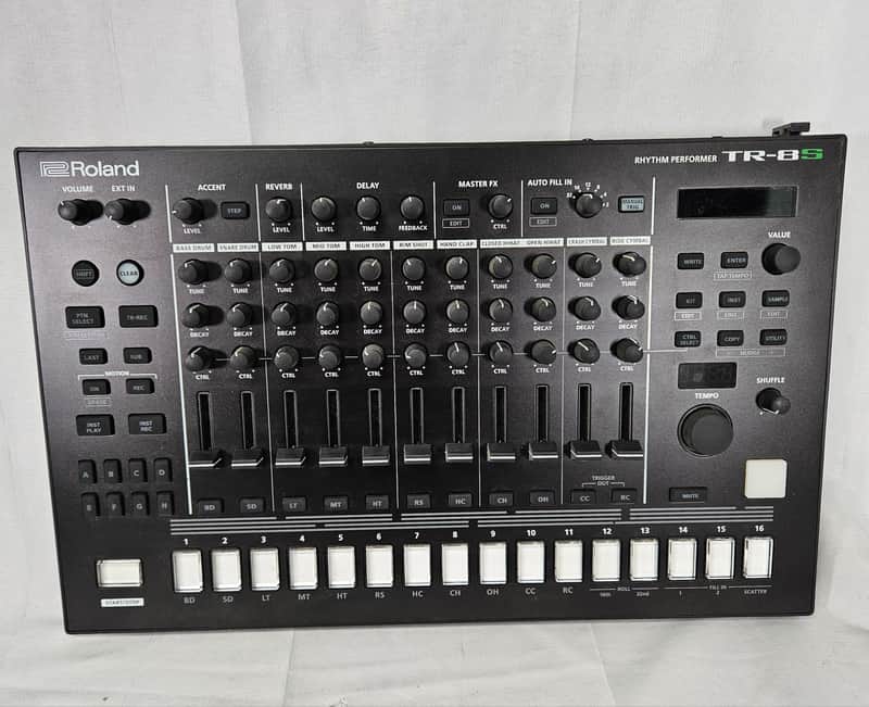 Roland TR-8S AIRA Rhythm Performer with Sample Playback 2018 - Present - Black image 1