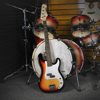 Full Size 4 String Professional Electric Bass Guitar Black with bag, guitar strap, and Guitar Cable image 2