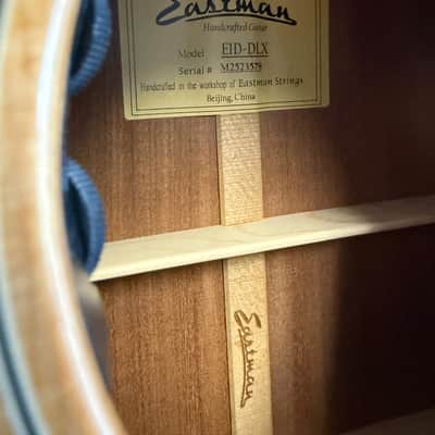 Eastman E1D-DLX, Natural W/ Free Shipping & Soft Case image 9