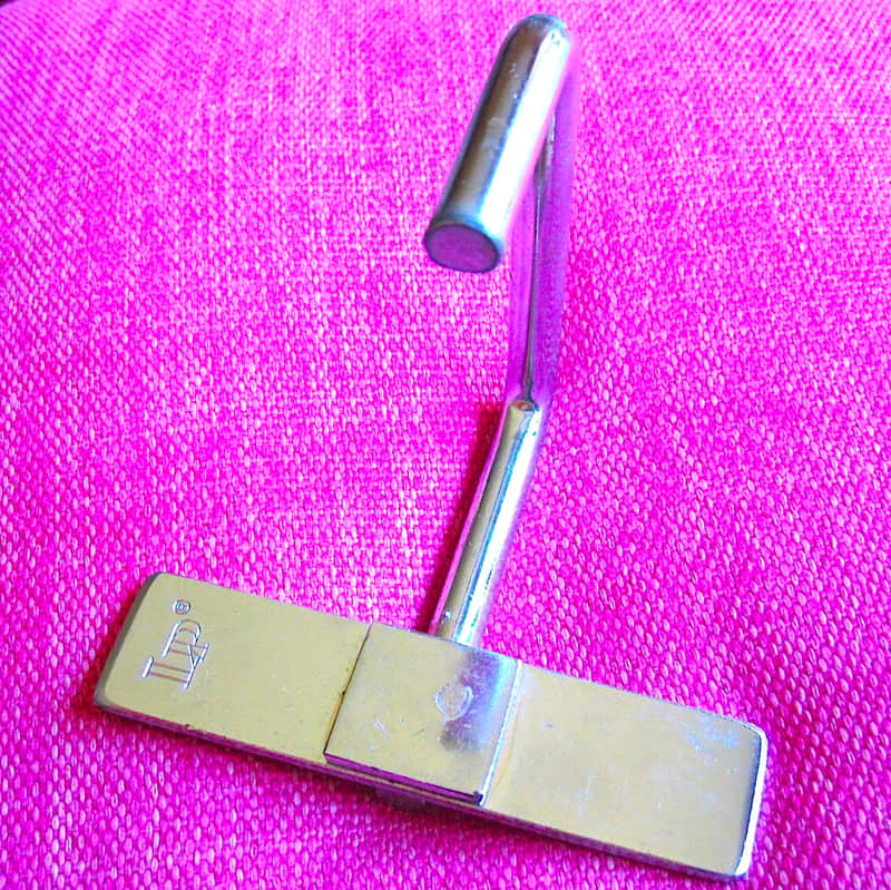 L.P. Cowbell Woodblock Accessory Pedal Mount Bracket - Vintage image 1
