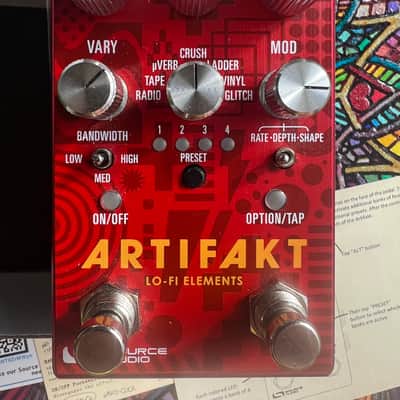 Source Audio Artifakt Lo-fi Elements 2024 - Present - Red image 1