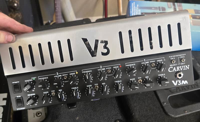 Carvin V3M 3-Channel 50-Watt Micro Tube Guitar Amp Head | Reverb