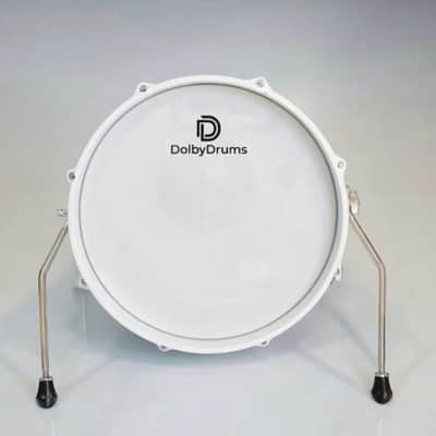 Dolby 18” Electronic Kick Drum White Silver for Roland Alesis image 4