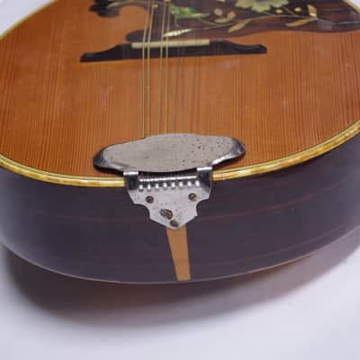 Vintage Dofra ? Western Germany bowl back Mandolin with Hard Case image 15