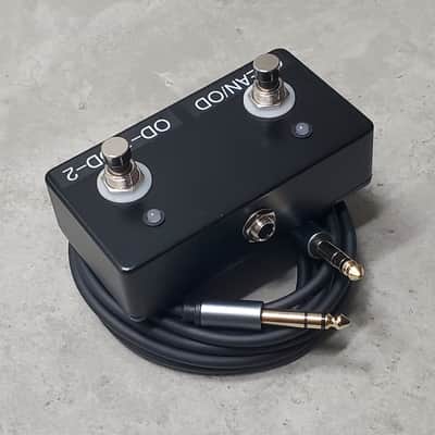 Custom 2-Button Red/Blue LED Footswitch for Marshall PED802 2-Button Footswitch (With 10-Foot TRS Cable) image 2