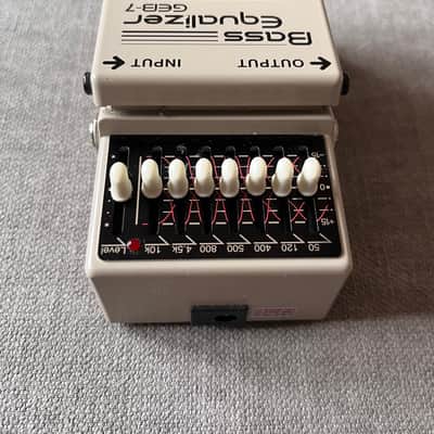 Boss GEB-7 Bass Equalizer (Silver Label) 1995 - Present - Gray image 3