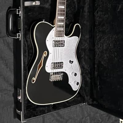 Fender Telecaster Thinline Super Deluxe 2015 Black MIJ image 9