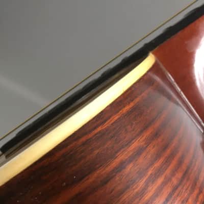Vintage Kawai MIJ Japan Classical Guitar Lefty Conversion 1960s Natural Relic Martin Style Binding Bonus Gig Case image 12