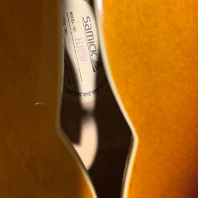 Samick HJ650 Archtop Jazz Guitar - Artist Series - L5 Style Jazz Box image 6