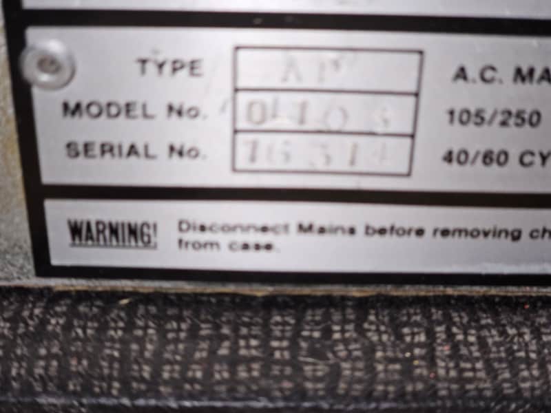 Hiwatt 100 ol103 81 - 82 image 1