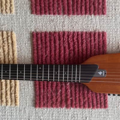 Donner HUSH-I Silent Acoustic-Electric Guitar 2023 - Mahogany — Natural image 1