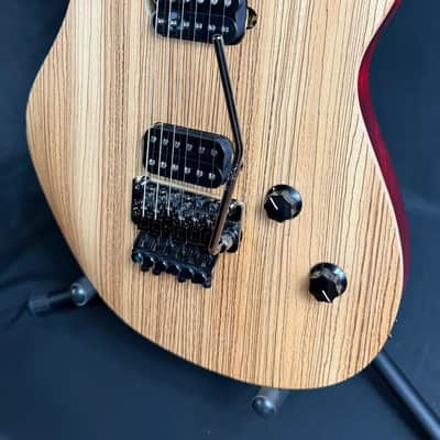 EVH Wolfgang Standard Exotic Zebrawood Electric Guitar Natural Satin Finish image 4