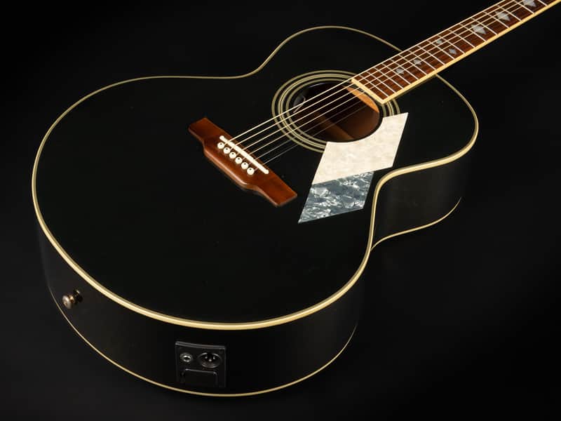 1999 Epiphone SQ-180 Neil Diamond Signature - Metallic Black