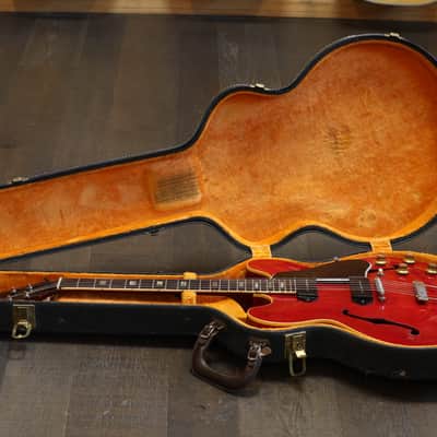 Vintage! 1963 Gibson ES-330 Semi-Hollow Electric Guitar Cherry Red + OHSC image 21