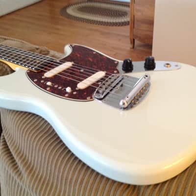 Rare Custom Clay Dot Squier Classic Vibe Mustang image 2