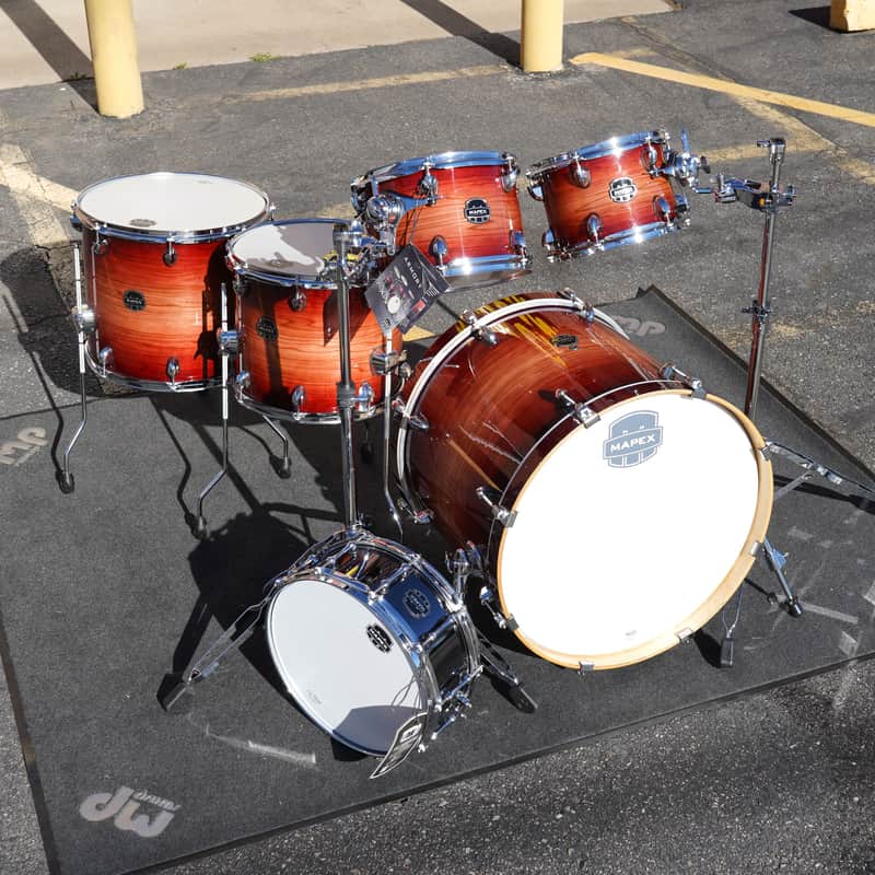 Mapex Armory Studioease 6pc Birch/Maple Shell Pack - Redwood Burst image 1