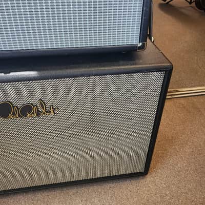 Vintage 1970s Fender Twin Reverb Amp Head w/ Footswitch and Used PRS HDRX 2x12" Speaker Cabinet image 2
