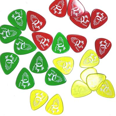 Reverend Willy's Guitar Picks Mexican Lottery 24-Picks Extra Heavy Billy Gibbons  ZZ Top