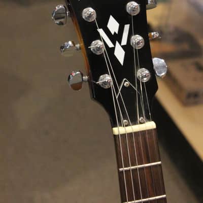 Washburn HB15 Hollowbody Mini Humbucker Electric Guitar image 6