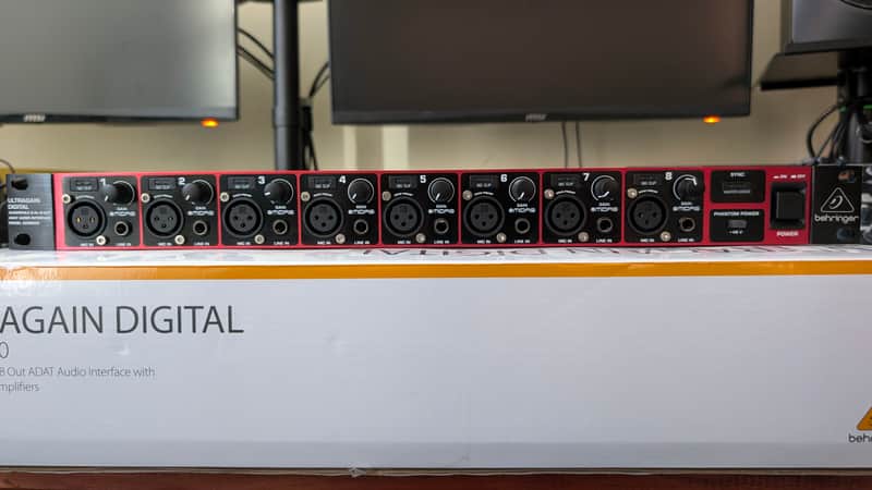 Behringer Ultragain Digital ADA8200 8-Channel Mic Preamp with AD