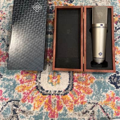 Neumann U 87 Ai Large Diaphragm Multipattern Condenser Microphone 1986 - Present - Nickel image 2