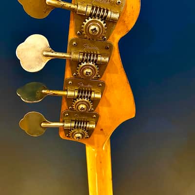 Fender Jazz Bass 1968 Olympic White LEFTY All Original image 6