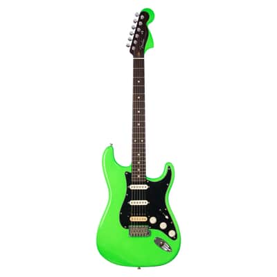 Fender Custom Shop MVP Stratocaster HSS NOS - Neon Green - Rosewood Neck w/ 2-Step Headstock - Dealer Select Master Vintage Player Series Electric Guitar - NEW! image 6