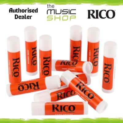 Box of 12 x Tubes of Rico by D'Addario Cork Grease - RCRKGR12 image 1