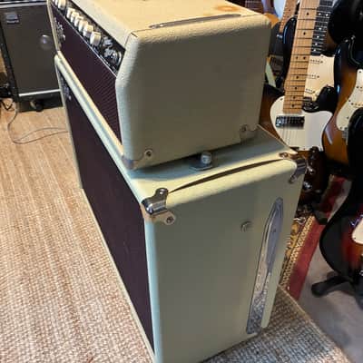 1961 Fender Bandmaster 40-Watt - Blonde + cab image 9