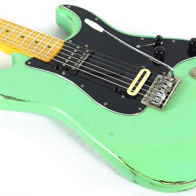 Rockaway Relic Custom Seafoam Green Strat Electric Guitar w/ Gig Bag image 5