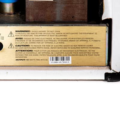 Marshall JCM 900 White Heads Owned by Placebo image 3