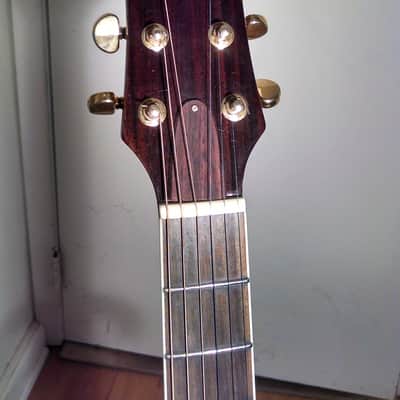 acoustic guitar hofner grand auditorium ha-ga07 electric/cutaway with hs case image 3