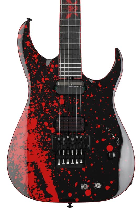 Schecter Sullivan King Banshee 6 FRS Electric Guitar - Obsidian Blood image 1