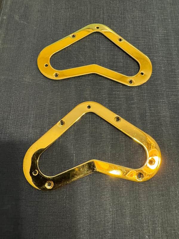 Gibson V2 Pick up Rings 1980's - Gold image 1