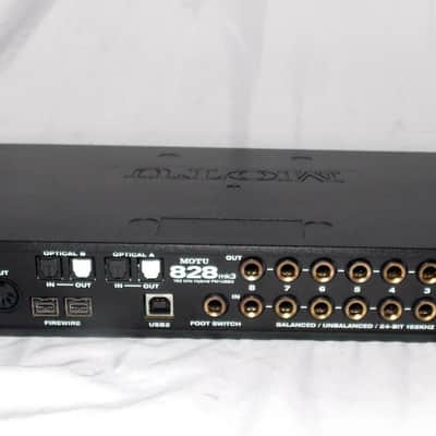 Immagine MOTU 828mk3 Hybrid Firewire / USB Audio Interface 2010 - Present - Black - 4