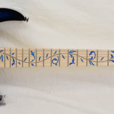 Ibanez Premium JEM77P Steve Vai Signature - Blue Floral Pattern image 5