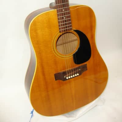 Vintage 1969 Gibson Blue Ridge Acoustic Guitar, Natural w/ Case image 3