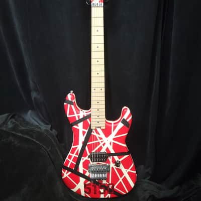 EVH Striped Series 5150 2021 - Red, Black and White image 1
