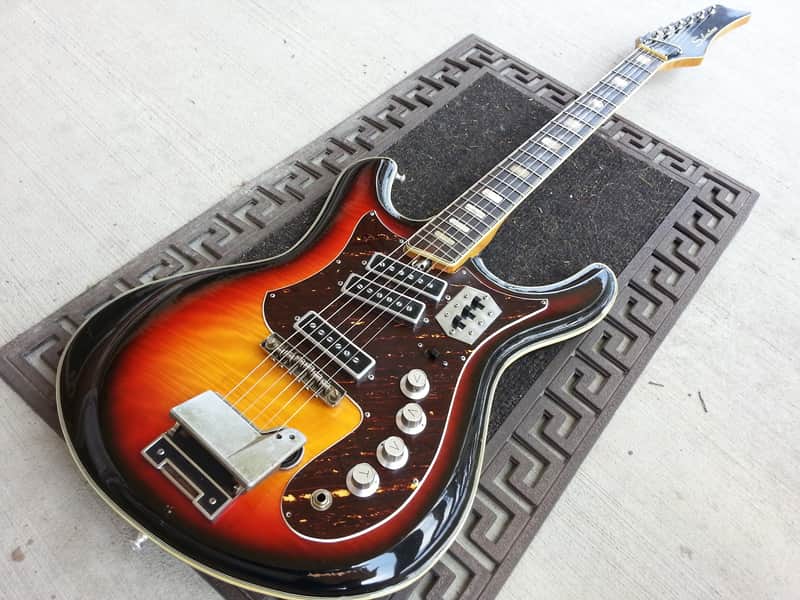 Silvertone 1445 Mosrite Vintage Electric Guitar 1445L Kay Teisco image 1