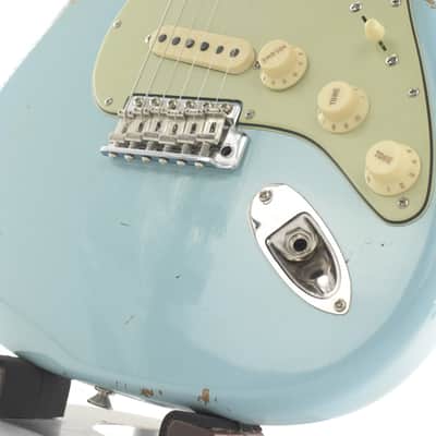 Fender Custom Shop 62 Stratocaster Relic 2024 - Faded Aged Daphne Blue image 5
