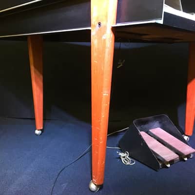 Baldwin Solid Body Harpsichord 1967 Black w/Red Soundboard image 14