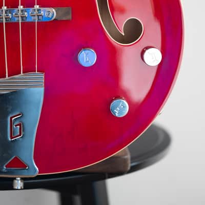 2012 Gretsch G5442BDC Double Cut Electromatic Bass - in Red image 12