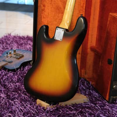 1966 Fender Jazz Bass Sunburst | Vintage Fender Bass image 7